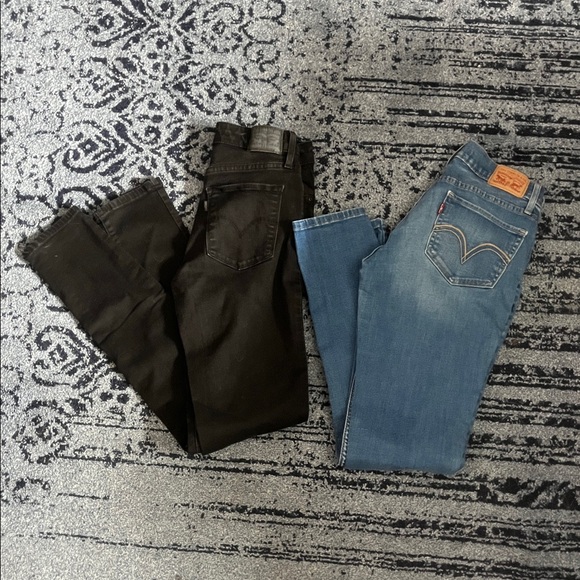 Levi's Denim - SET OF TWO! Women’s Levi’s 524 Skinny size 27 Denim and Black